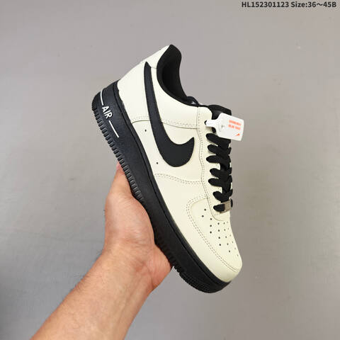 Nike Air Force 1 Low 07 Off White Black EU 36-45 Sneaker - Unisex (BS-63228)