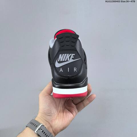 Air Jordan 4 Retro Bred Reimagined AIR JORDAN 4 Aj4 Lifestyle (BS-66346)
