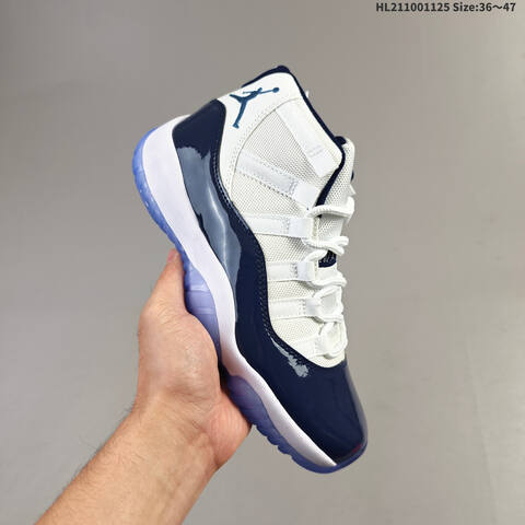 Nike Air Jordan 11 Retro Low Concord AIR JORDAN 378037-134 ID HL211001125 Lifestyle (BS-67685)