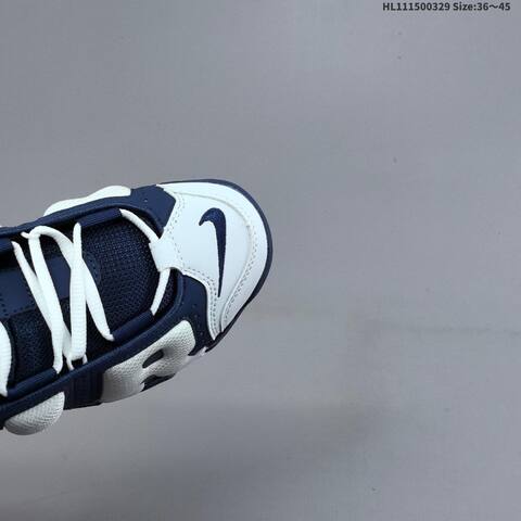 Nike Air More Uptempo Low White Navy Blue EU 36-45 Basketball Shoe - Unisex (BS-61042)
