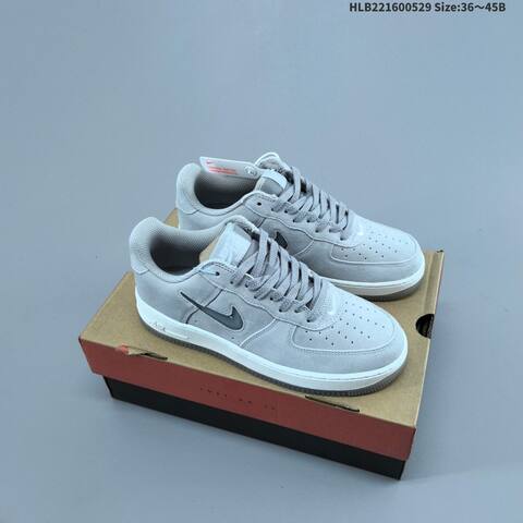Nike Air Force 1 07 DV0785-003 Light Grey Dark Grey White EU 36-45 Sneaker - Unisex (BS-60067)