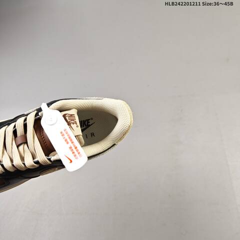 Nike Air Force 1 07 LV8 CJ9179-200 Black Brown Beige EU 36-45 Sneaker - Unisex (BS-62765)