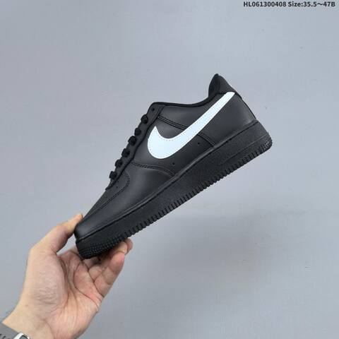 Nike Air Force 1 07 Black Red Black White EU 35 5-47 Sneaker - Unisex (BS-60879)