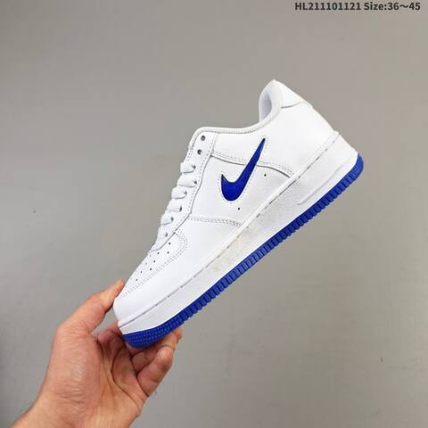 Nike Air Force 1 07 White Royal Blue EU 36-45 Sneaker - Unisex (BS-63338)