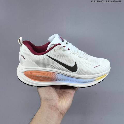 Nike Vomero Plus ReactX Air Zoom Sail Dark Brown Burgundy Orange EU 35-45 Running Shoe - Unisex (BS-62030)