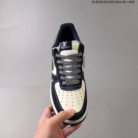 Nike Air Force 1 07 LV8 Navy White Light Blue EU 36-45 Sneaker - Unisex (BS-62563)