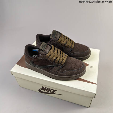 Nike Air Jordan 1 x Travis Scott AIR JORDAN DO5442-202 36 36 5 37 5 38 3 Lifestyle - Women's (BS-67546)