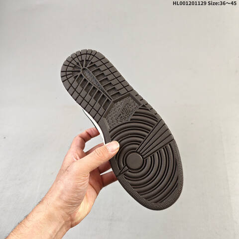 A Air Jordan 1 High OG Baroque Brown AIR JORDAN 1 Aj1 Lifestyle (BS-67615)