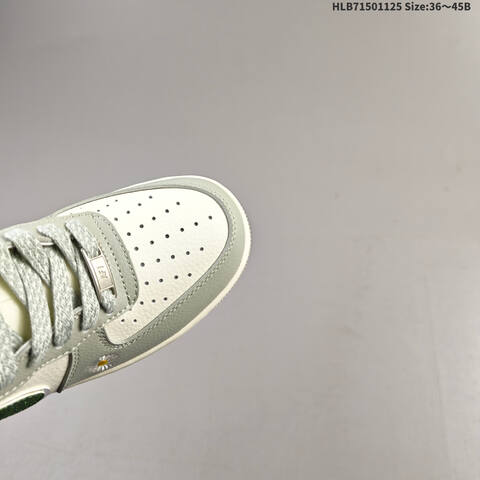 Nike Air Force 1 07 Low Light Grey Off White EU 36-45 Sneaker - Unisex (BS-63107)