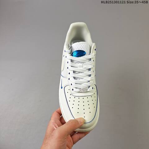 Nike Air Force 1 07 Off White Blue Beige EU 35-45 Sneaker - Unisex (BS-63302)