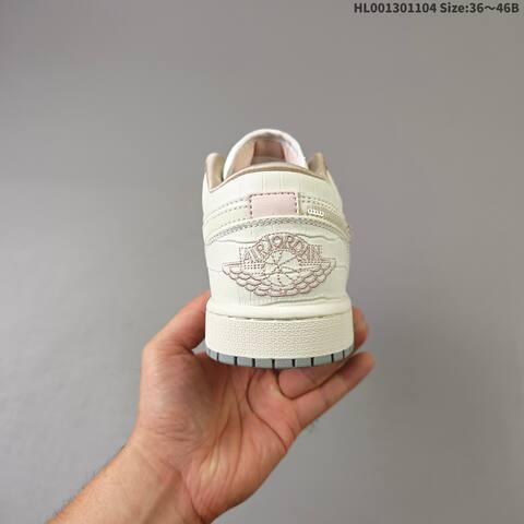 Air Jordan 1 Low Soft Pearl WMNS AIR JORDAN 1 Aj1 Lifestyle (BS-67843)