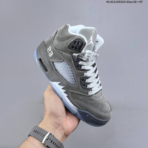 Air Jordan 5 Retro Wolf Grey Replica AIR JORDAN 5 Aj5 5 TP Lifestyle (BS-66445)