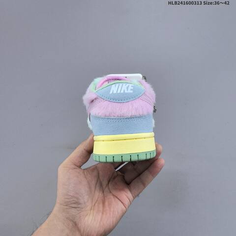 Nike SB Dunk Low Pro Light Blue Mint Green Pink Yellow Green EU 36-42 Skate Shoe - Unisex (BS-61340)