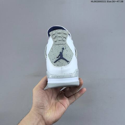 Air Jordan 4 Retro Midnight Navy AIR JORDAN 4 Aj4 Lifestyle (BS-66484)