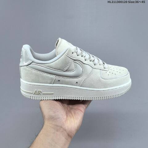 Nike Air Force 1 Low Burgundy Light Gray EU 36-45 Sneaker - Unisex (BS-61883)