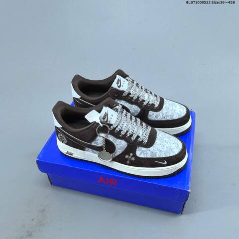 Nike Air Force 1 07 LX Dark Green Beige Burgundy White EU 36-45 Sneaker - Unisex (BS-60193)
