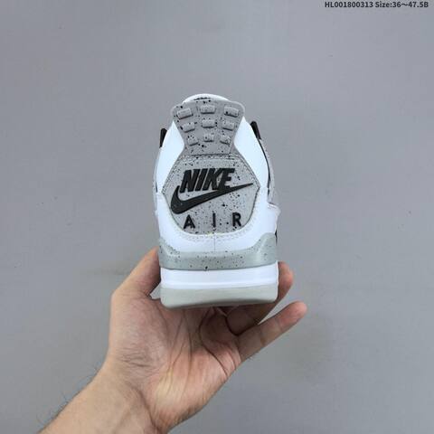 Air Jordan 4 Retro OG White Cement Replica AIR JORDAN 4 Aj4 Lifestyle (BS-66554)