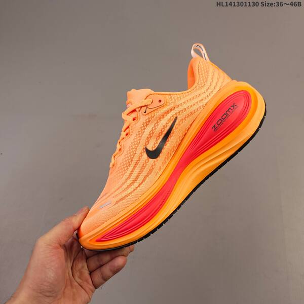 Nike Vomero Plus ReactX Air Zoom white light grey orange red black EU 36-46 running shoe