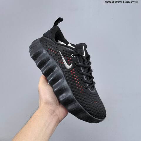 Nike Mind 002 Black Silver Bright Crimson EU 36-45 Running Shoe - Unisex (BS-61505)