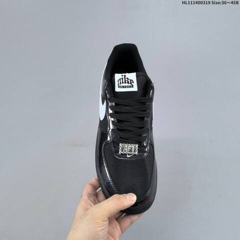 Nike Air Force 1 07 Black White Silver EU 36-45 Sneaker - Unisex (BS-61238)