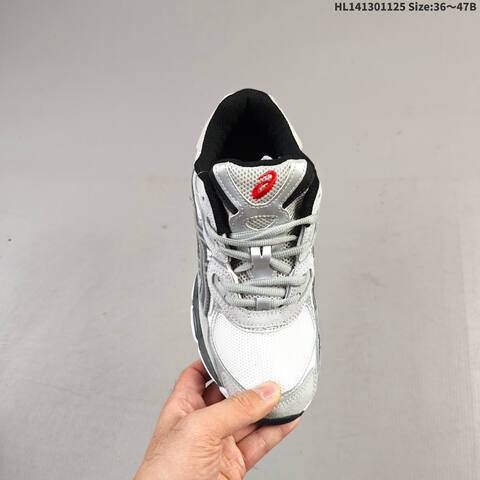 ASICS GEL-NYC Silver White Dark Grey Black EU 36-47 Running Shoe Running Sneakers - Unisex (BS-69235)