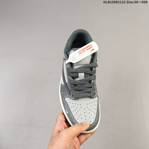 AIR JORDAN Travis Scott x Air Jordan 1 Reverse Mocha AJ1 1 TS Lifestyle (BS-67738)