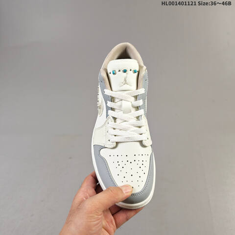 Air Jordan 1 Low Soft Pearl WMNS AIR JORDAN 1 Aj1 Lifestyle (BS-67745)