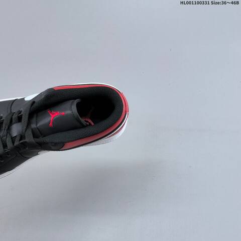 Air Jordan 1 Low Alternate Bred Toe AIR JORDAN 1 Aj1 Lifestyle (BS-66383)
