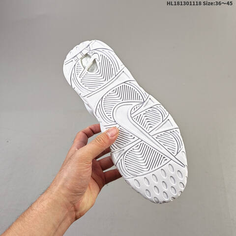 Nike Air More Uptempo Low FZ3055-100 Triple White EU 36-45 Basketball Shoe - Unisex (BS-63501)