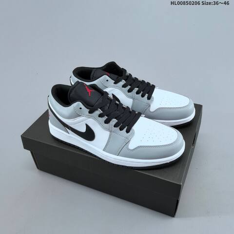Air Jordan 1 Low Light Smoke Grey Dior AIR JORDAN 1 Aj1 Lifestyle (BS-66679)