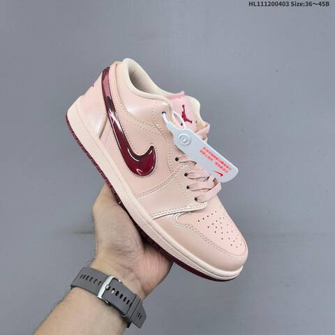 Air Jordan 1 Low Valentine s Day AIR JORDAN 1 Aj1 Lifestyle (BS-66335)