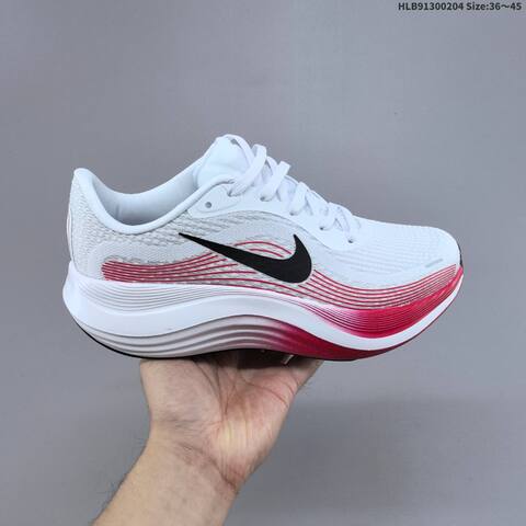 Nike Journey Run 2 ComfiRide White Black Red EU 36-45 Running Shoe - Unisex (BS-61545)