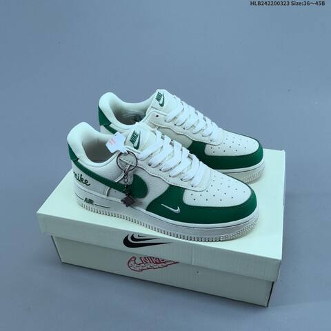 Nike Air Force 1 07 LV8 FV3694-111 Sail Green White EU 36-45 Sneaker - Unisex (BS-61167)
