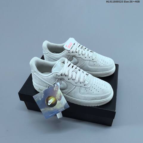 Nike Air Force 1 07 HV4406-001 Light Grey Off White EU 36-46 Sneaker - Unisex (BS-60132)