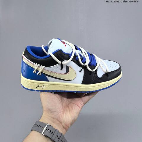 Off-White Nike Air Jordan 1 Low Brown Mocha Lifestyle (BS-60061)