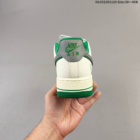 Nike Air Force 1 07 Low Beige Green Grey EU 36-45 Sneaker - Unisex (BS-63423)