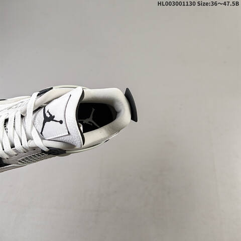 Air Jordan 4 Retro Military Black AIR JORDAN 4 Aj4 Lifestyle (BS-67600)