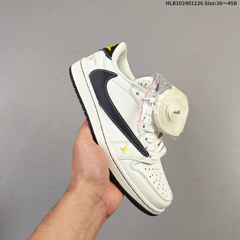 AIR JORDAN Travis Scott x Air Jordan 1 Reverse Mocha AJ1 1 TS Lifestyle (BS-67674)