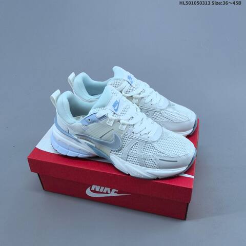 Nike V2K Run White Beige Grey EU 36-45 Running Shoe - Unisex (BS-61339)