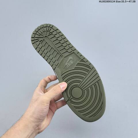 Air Jordan 1 Low OG Medium Olive AIR JORDAN 1 Aj1 Lifestyle (BS-66855)