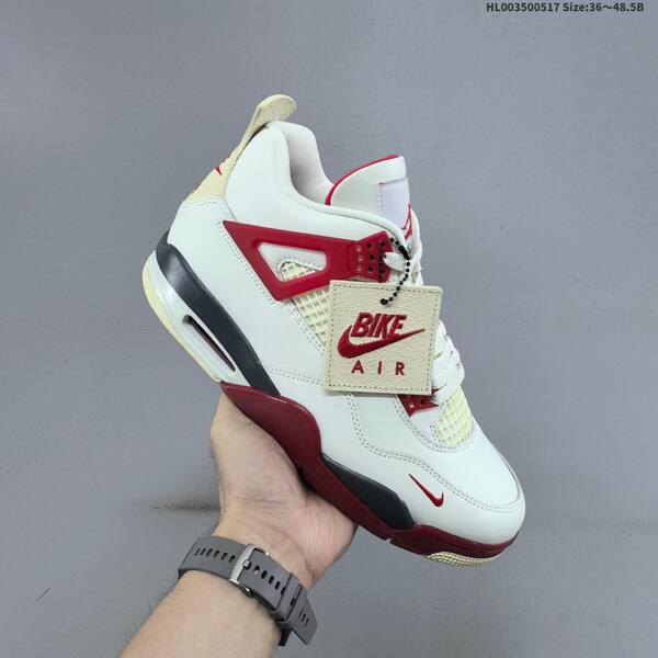 Jordan Air Jordan 4 Nigel Sylvester "Sail Cinnabar" Sail/Cinnabar/Black EU 36-48.5 basketball