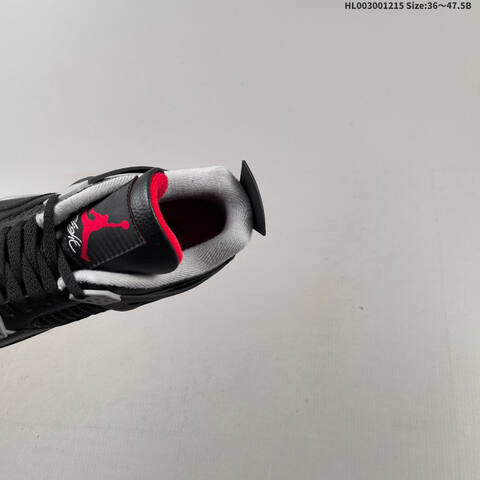 Air Jordan 4 Retro Bred Reimagined 2024replica AIR JORDAN 4 Aj4 4 2024 Lifestyle (BS-67430)