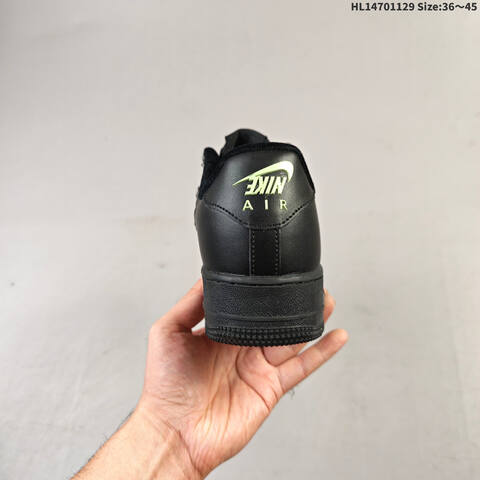 Nike Air Force 1 07 Black Neon Green EU 36-45 Sneaker - Unisex (BS-62953)