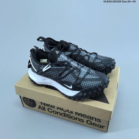 Nike ACG Mountain Fly Low GTX SE Grey Black Blue Green White Red EU 36-45 Trail Shoe - Unisex (BS-61442)