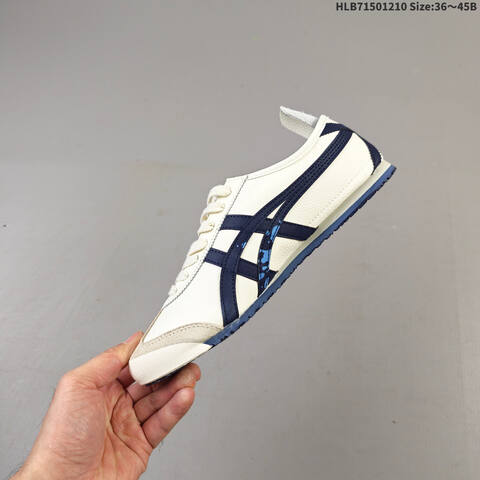 Onitsuka Tiger Mexico 66 Cream White Purple EU 36-45 Sneaker Casual Sneakers - Unisex (BS-69171)