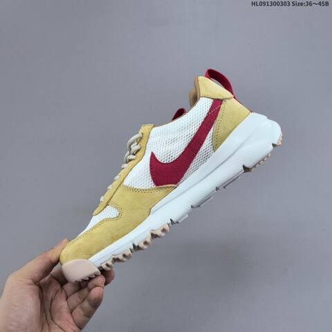 Nike Craft Mars Yard 2 0 Tom Sachs Year Of The Horse White Tan Red Beige EU 36-45 Sneaker - Unisex (BS-61480)
