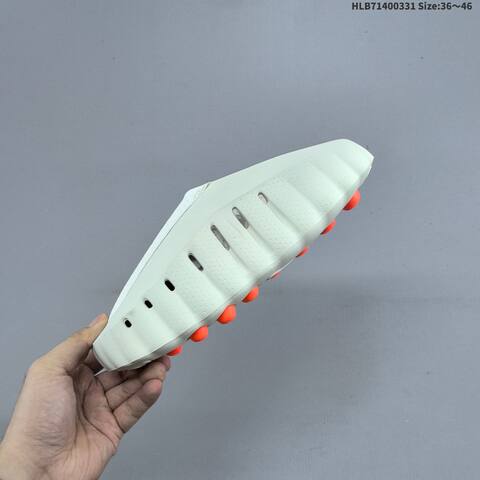 Nike Mind 001 Recovery Slide Light Beige Bright Red Silver Orange EU 36-46 Slides - Unisex (BS-61016)