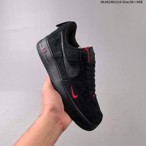 Nike Air Force 1 Low Grey Black White Dark Blue EU 36-46 Sneaker - Unisex (BS-62629)