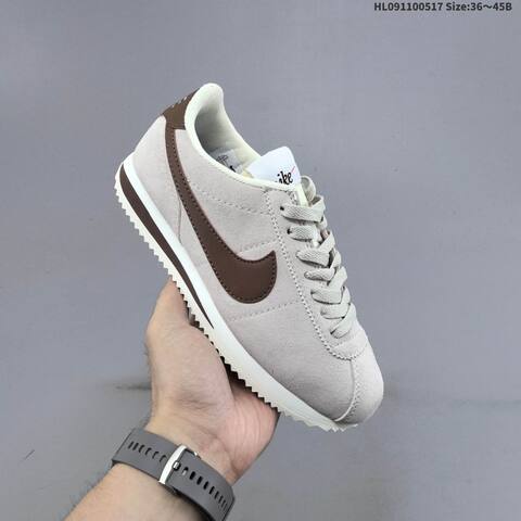 Nike Classic Cortez Light Beige Brown White EU 36-45 Sneaker - Unisex (BS-60304)