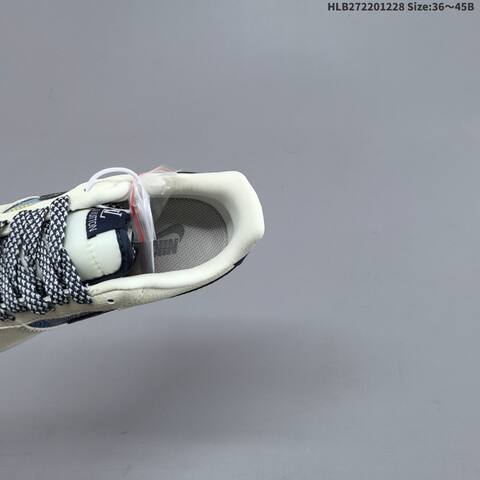 Nike Air Force 1 07 LV8 Off White Navy Blue Multicolor EU 36-45 Sneaker - Unisex (BS-62365)